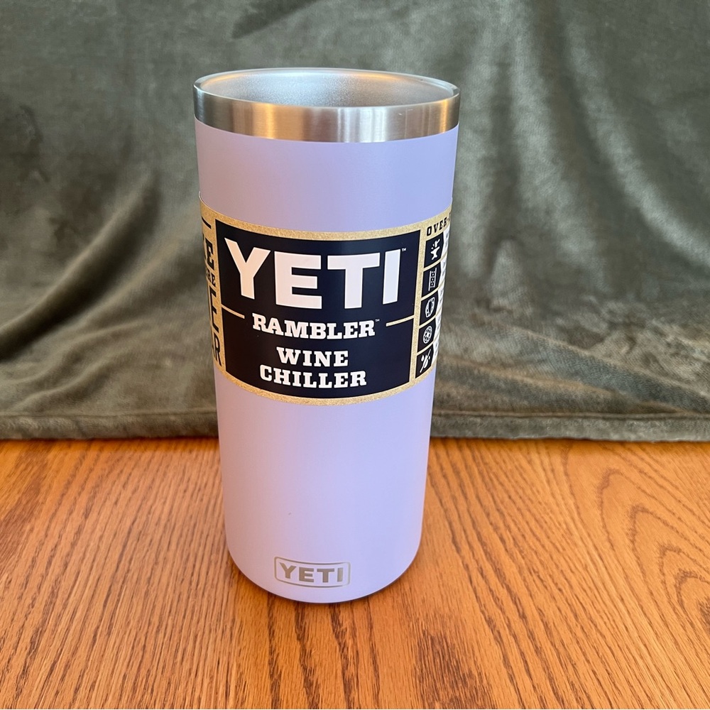 YETI Rambler Lavender Wine Chiller with Landing Pad